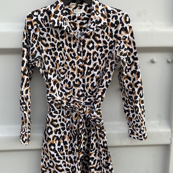 J Crew cheetah print midi dress - Picture 3 of 7